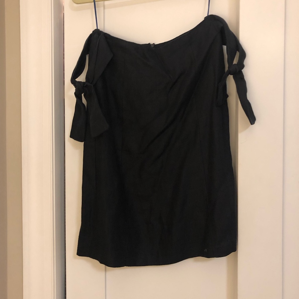 Navy Sir Off The Shoulder Dress